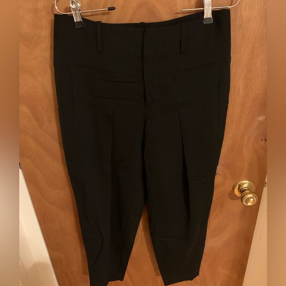 NWT Helmut Lang black ltwt wool stretch women’s size 0 dress ankle length - Picture 2 of 8